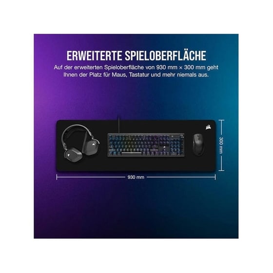 Corsair MM500 v2 Gaming Mouse Pad XL 930 mm - Black image 2