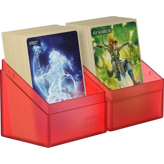 Ultimate Guard Boulder Deck Case 80+ Standard Size Ruby image 2