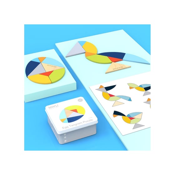 Ξύλινο Παιχνίδι - Egg Tangram image 2