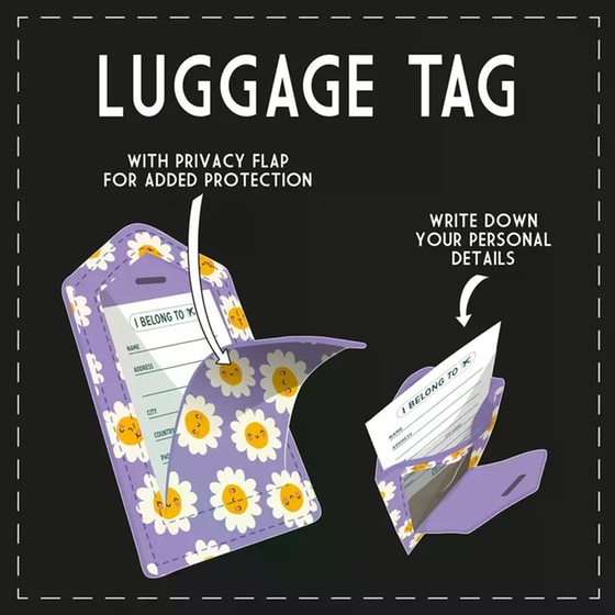 Luggage&nbsp;Tag&nbsp;Legami&nbsp;Daisy image 1