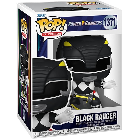 Funko Pop! Television - Power Rangers - Black Ranger #1371 image 1