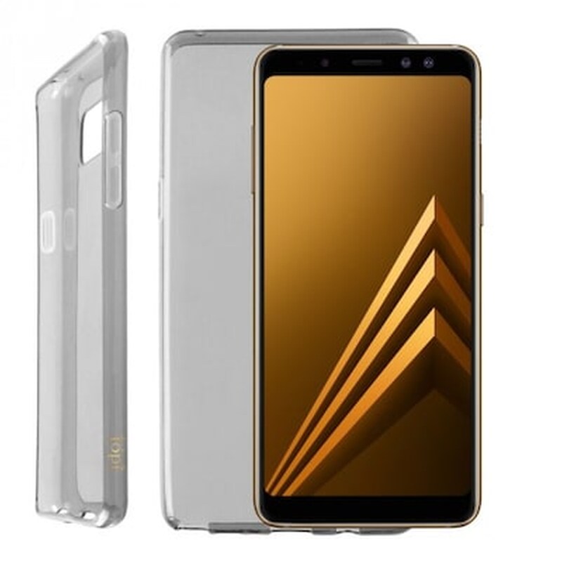 Θήκη Samsung Galaxy A8 - Idol 1991 Air Slim TPU - Διάφανο Γκρι IDOL 1991