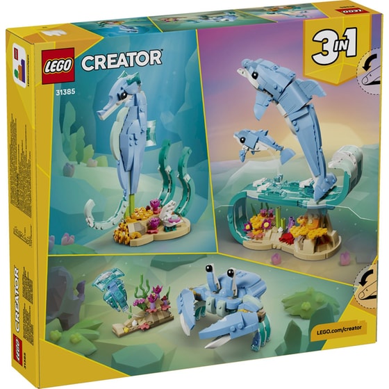 LEGO® Creator Sea Animals: Beautiful Dolphins (31385) image 3