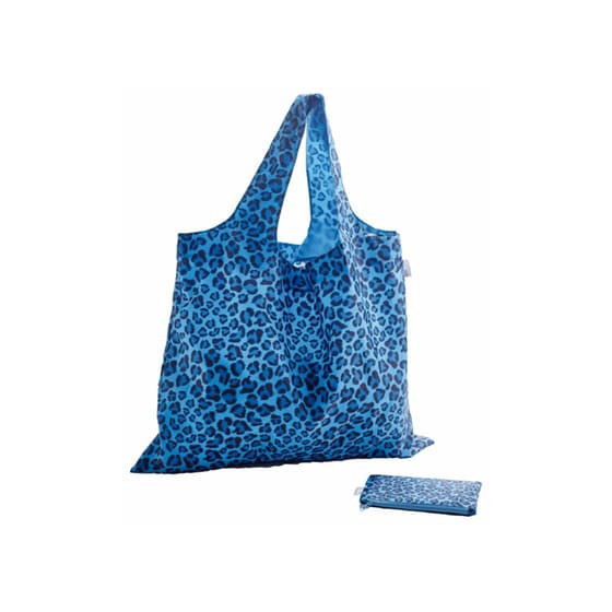 Τσάντα Αναδιπλούμενη Easy Bag XL Leopard Blue image 0