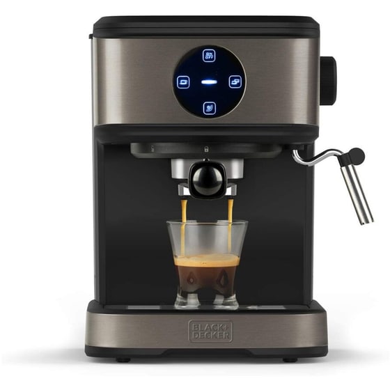 BLACK & DECKER BXCO850E 20bar Mηχανή Espresso Γκρι image 0