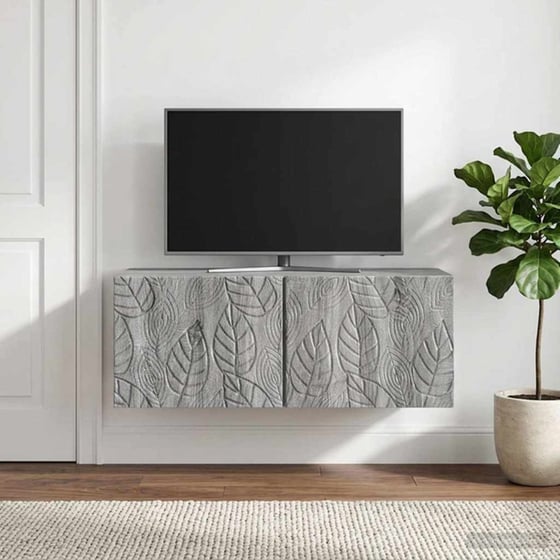 Επιτοίχιο Έπιπλο Τηλεόρασης VidaXL 78.5x41x30 cm - Γκρι Sonoma image 1