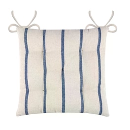 Μαξιλάρι Καρέκλας Spitishop Cu1811008gal 40x40cm - Εκρού/Μπλε