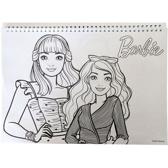 Μπλοκ Ζωγραφικής Gim A4 40Φ Barbie Paints image 3