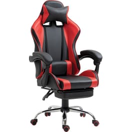 Καρέκλα Gaming ArteLibre Bray από Τεχνητό Δέρμα - Κόκκινη/Μαύρη