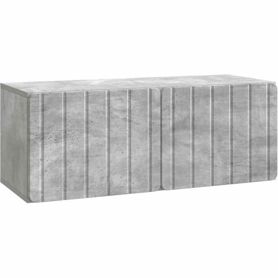 Επιτοίχιο Έπιπλο Τηλεόρασης VidaXL 78.5x31x30 cm - Γκρι image 0