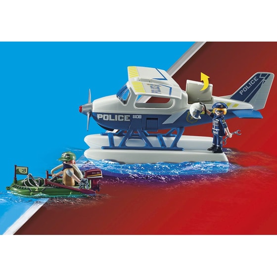 PLAYMOBIL® City Action Καταδίωξη Λαθρέμπορου από Αστυνομικό Υδροπλάνο (70779) image 5