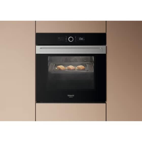 HOTPOINT HAOI5S8PM0XA & HR 632 B 73 Lt Μαύρο Εντοιχιζόμενος Σετ Φούρνος και Εστία image 3