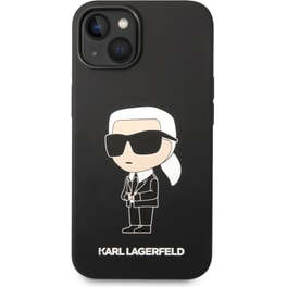 Karl Lagerfeld “ikonik Nft” Hard Case Θήκη Προστασίας Από Σιλικόνη – Iphone 14 Plus (μαύρο – Klhcp14msnikbck)