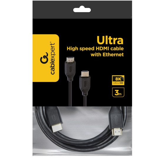 Καλώδιο Cablexpert HDMI 2.1 Ultra High speed Select male - 3m image 1