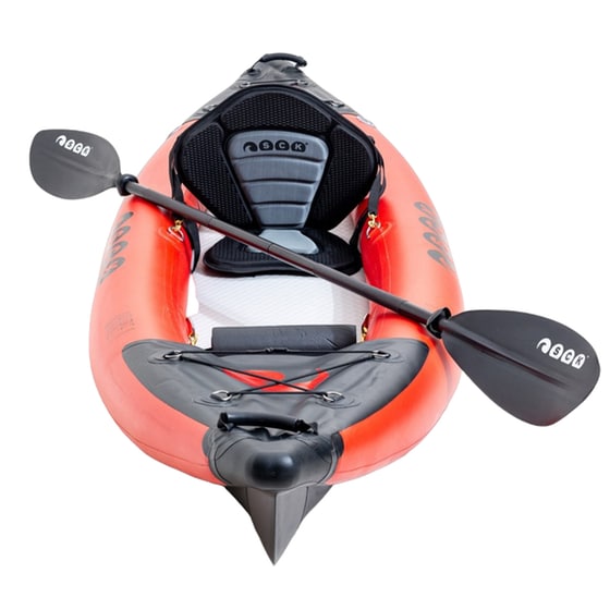 Καγιάκ Φουσκωτό Μονοθέσιο Θαλάσσης SCK Navale 1 285cm - Κόκκινο image 5