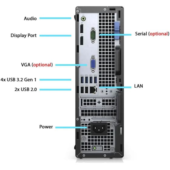 Refurbished Desktop Dell 3090 SFF (Intel Core i5-10500/8GB/256GB SSD/UHD Graphics/Win11Home) | Grade A image 1