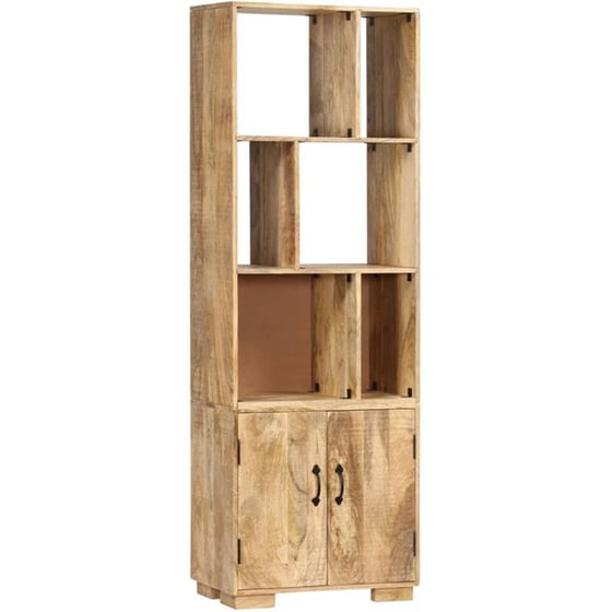 Βιβλιοθήκη Με Ντουλάπι VidaXL από Ξύλο 60x35x180cm - Kαφέ image 7