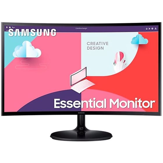 Samsung Essential Monitor S3 S36C 27" FHD VA Curved 75Hz 4ms image 0