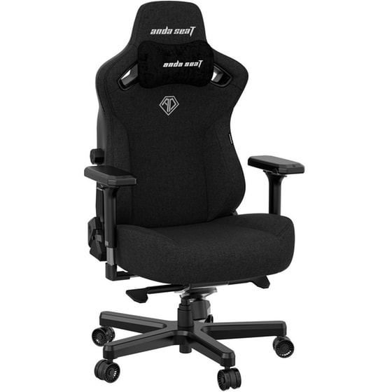 Καρέκλα Gaming Anda Seat Kaiser 3 Υφασμάτινη - Μαύρη image 0