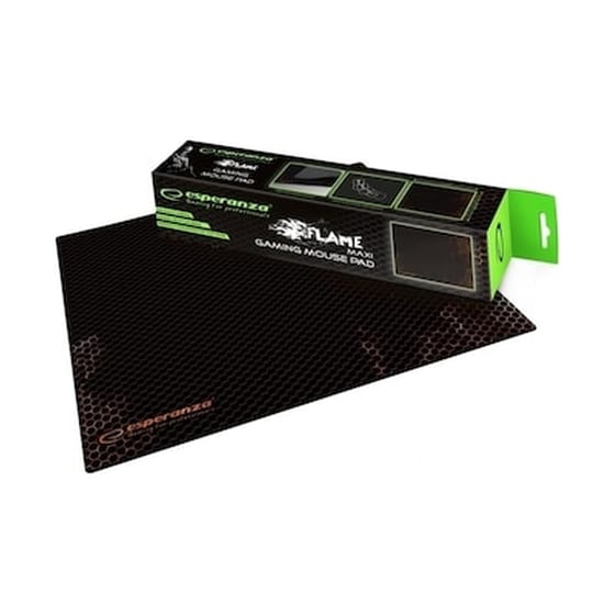 Esperanza Flame Gaming Mouse Pad Large 400mm Μαύρο image 1
