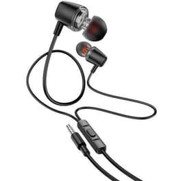 Hands Free Hoco M107 Discoverer Universal Earphones 3.5mm Μαύρο 1.2m