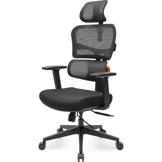 Καρέκλα Γραφείου/Gaming Eureka Ergonomic ERK-OC12-B από Ύφασμα Mesh - Μαύρη image 0
