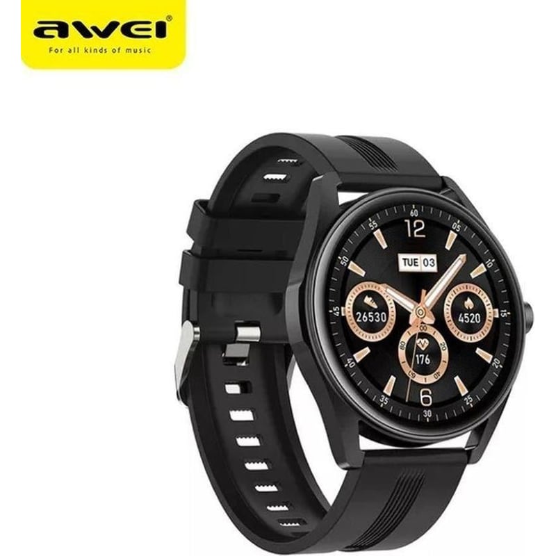 AWEI Smartwatch Awei H19 Με Παλμογράφο - Μαύρο