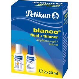 Διορθωτικό Υγρό Pelikan Blanco 20 ml 2 τεμάχια
