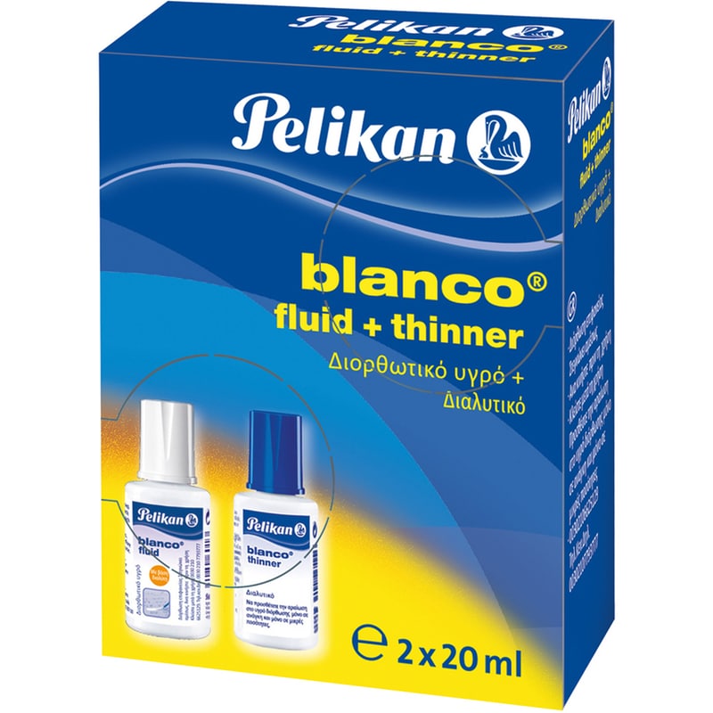 PELIKAN Διορθωτικό Υγρό Pelikan Blanco 20 ml 2 τεμάχια