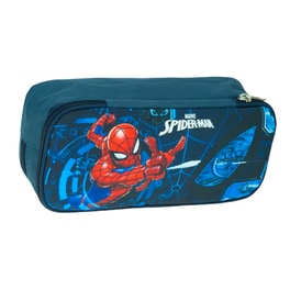 Κασετίνα Οβάλ Gim Spiderman Digital Διπλή
