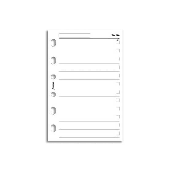 Ανταλλακτικά Φύλλα Pocket Filofax Υπενθυμίσεις image 0