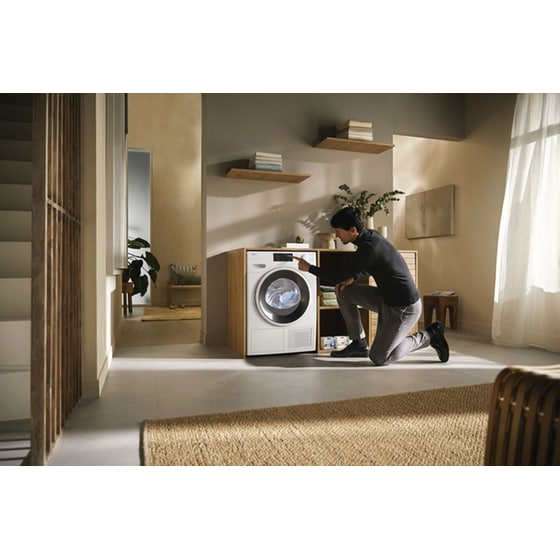 MIELE TWC640WP EcoSpeed 8 kg A+++ με Αντλία Θερμότητας Λευκό Στεγνωτήριο Ρούχων image 5