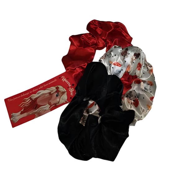 Λαστιχάκια Μαλλιών Scrunchie Back Me Up Unicorn Bow - 3 Τμχ image 0