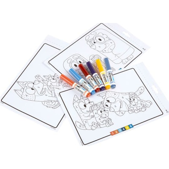 Σετ Ζωγραφικής Crayola Bluey Χρωμάτισε με Αριθμούς image 2