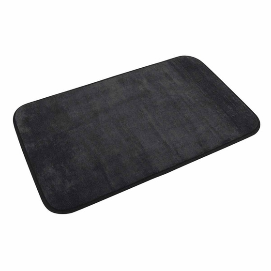 Πατάκι Μπάνιου Spitishop L-c Vitamine Noir 6gmb269nr από Πολυεστέρα 45x75cm - Μαύρο image 0