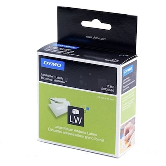 Dymo 11352 Lw Return Address Label 54x25mm (dymo11352) image 0