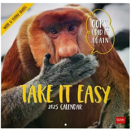 Ημερολόγιο Τοίχου Legami 2025 Take It Easy 30x29 cm