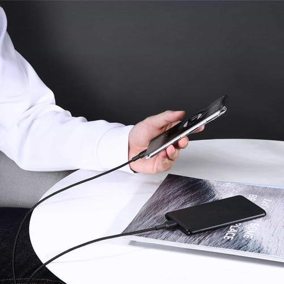 Καλώδιο δεδομένων Aukey Cb-cl03 Impulse Series Usb-C To Lightning 2m - Black image 1