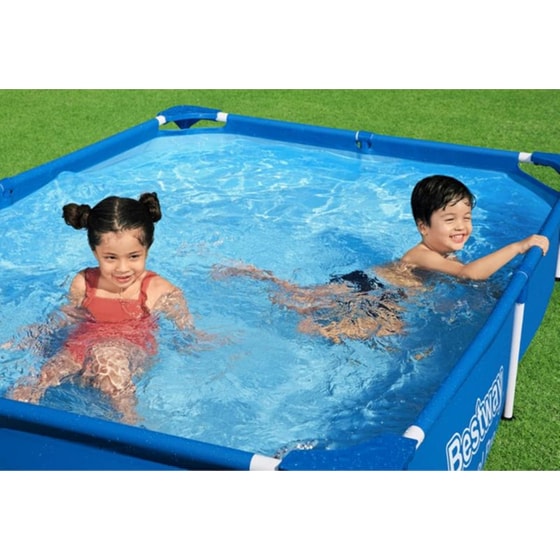Οικογενειακή Πισίνα Εδάφους Bestway Steel Pro 1200 Lt - Μπλε image 2