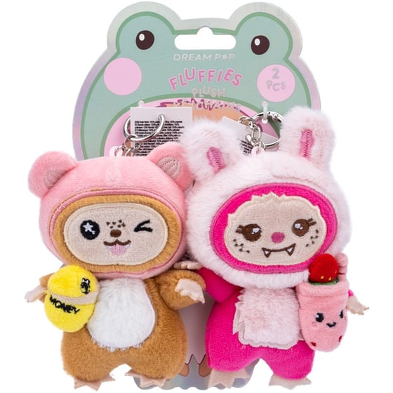Μπρελόκ Dreamdrop Plush Bear & Bunny image 1