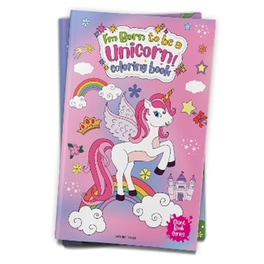 I am Born to be a Unicorn Coloring Book