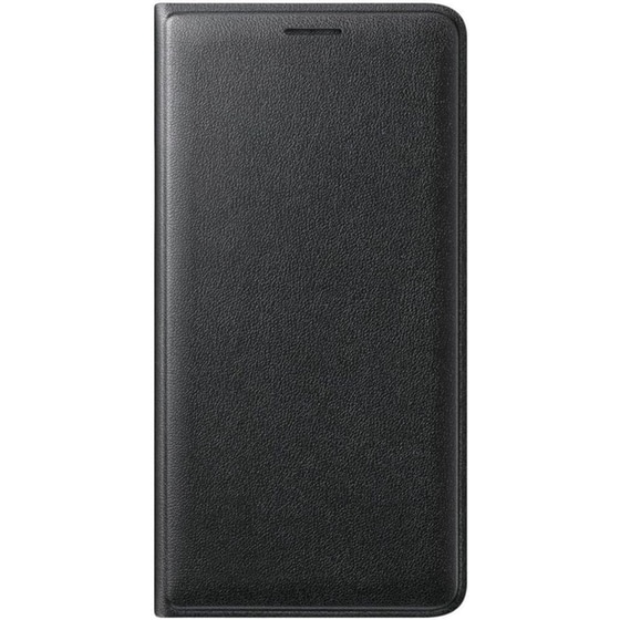 Θήκη Samsung Galaxy J3 (2016) - Samsung Flip Wallet Leather Case Cover - Black image 0