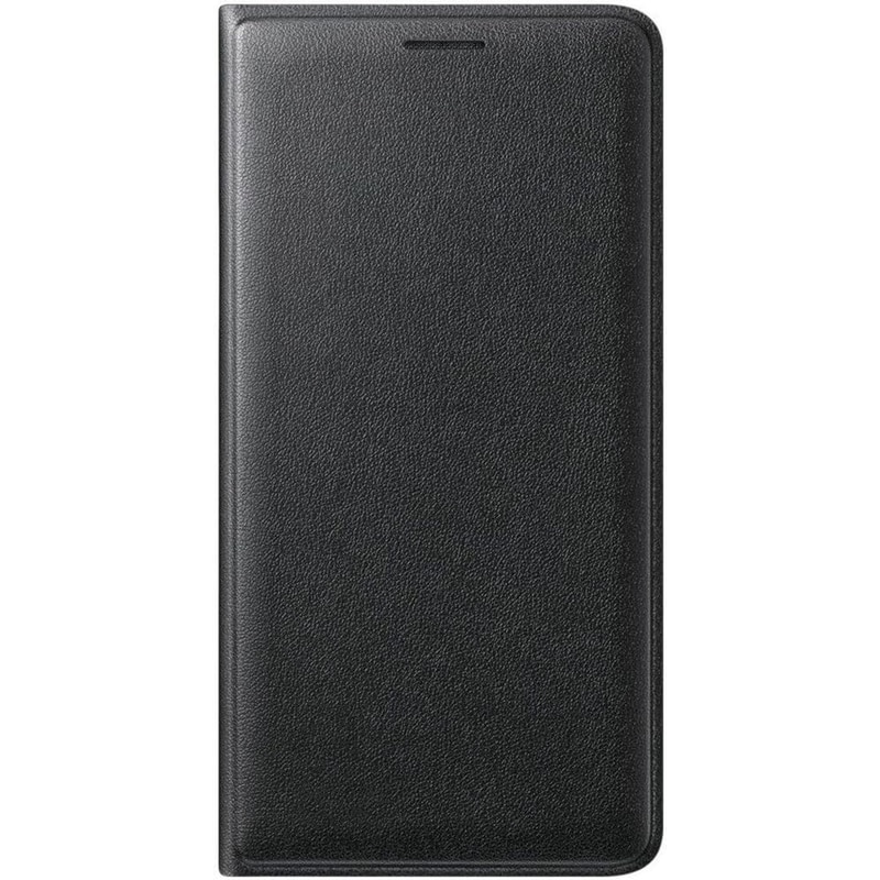 Θήκη Samsung Galaxy J3 (2016) - Samsung Flip Wallet Leather Case Cover - Black