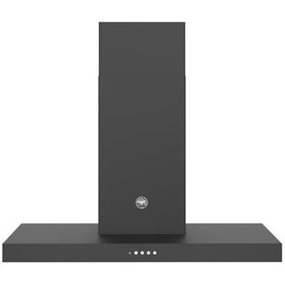 BERTAZZONI KT90P1NEV 90 cm Μαύρο Απορροφητήρας Καμινάδα-Τζάκι image 0
