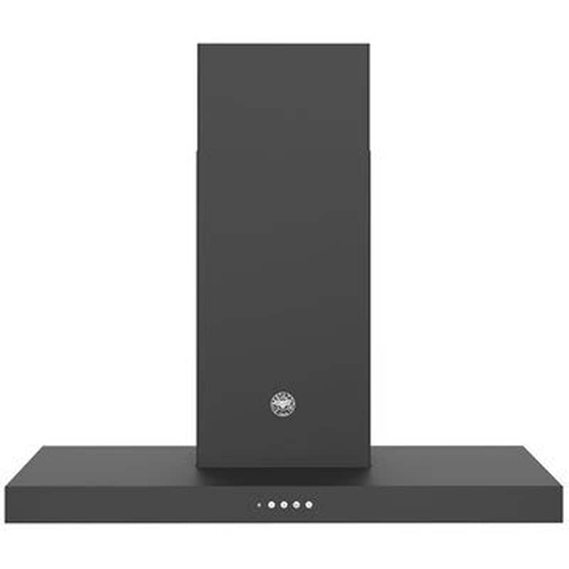 BERTAZZONI KT90P1NEV 90 cm Μαύρο Απορροφητήρας Καμινάδα-Τζάκι
