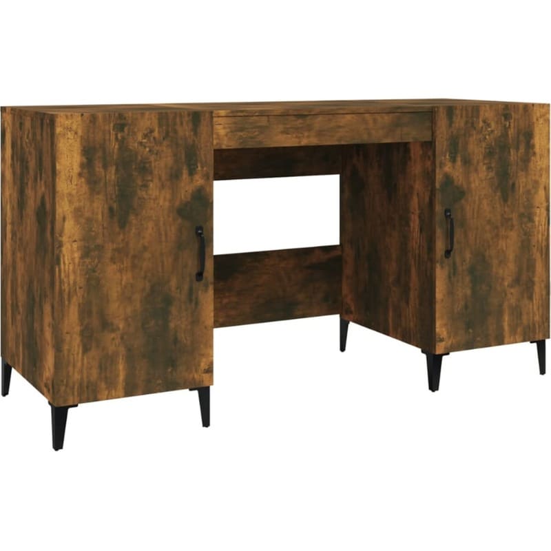 Γραφείο VidaXL από Επεξεργασμένο Ξύλο 140x50x75 cm - Καπνιστή Δρυς