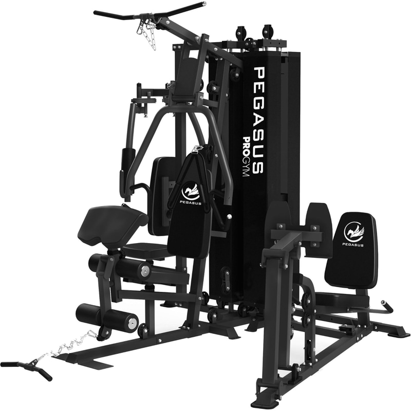 PEGASUS Πολυόργανο Pegasus Pro Gym MT-18504-ABC 3 Θέσεων - Μαύρο