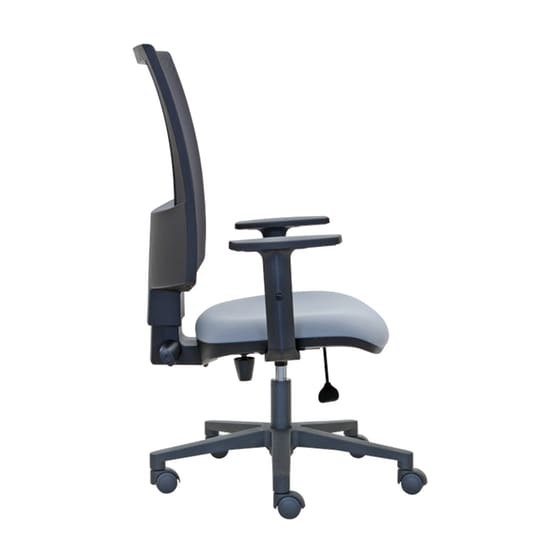 Delta Καρέκλα Γραφείου Flash Home Office Μαύρη-Γκρι image 1