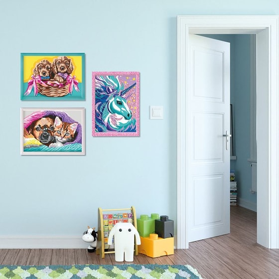 As Company Σετ Ζωγραφικής Paint & Frame Ζωγραφίζω Με Αριθμούς Sweet Friendship image 6