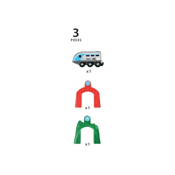 BRIO WORLD Smart Μηχανη Με 2 Τουνελ image 3